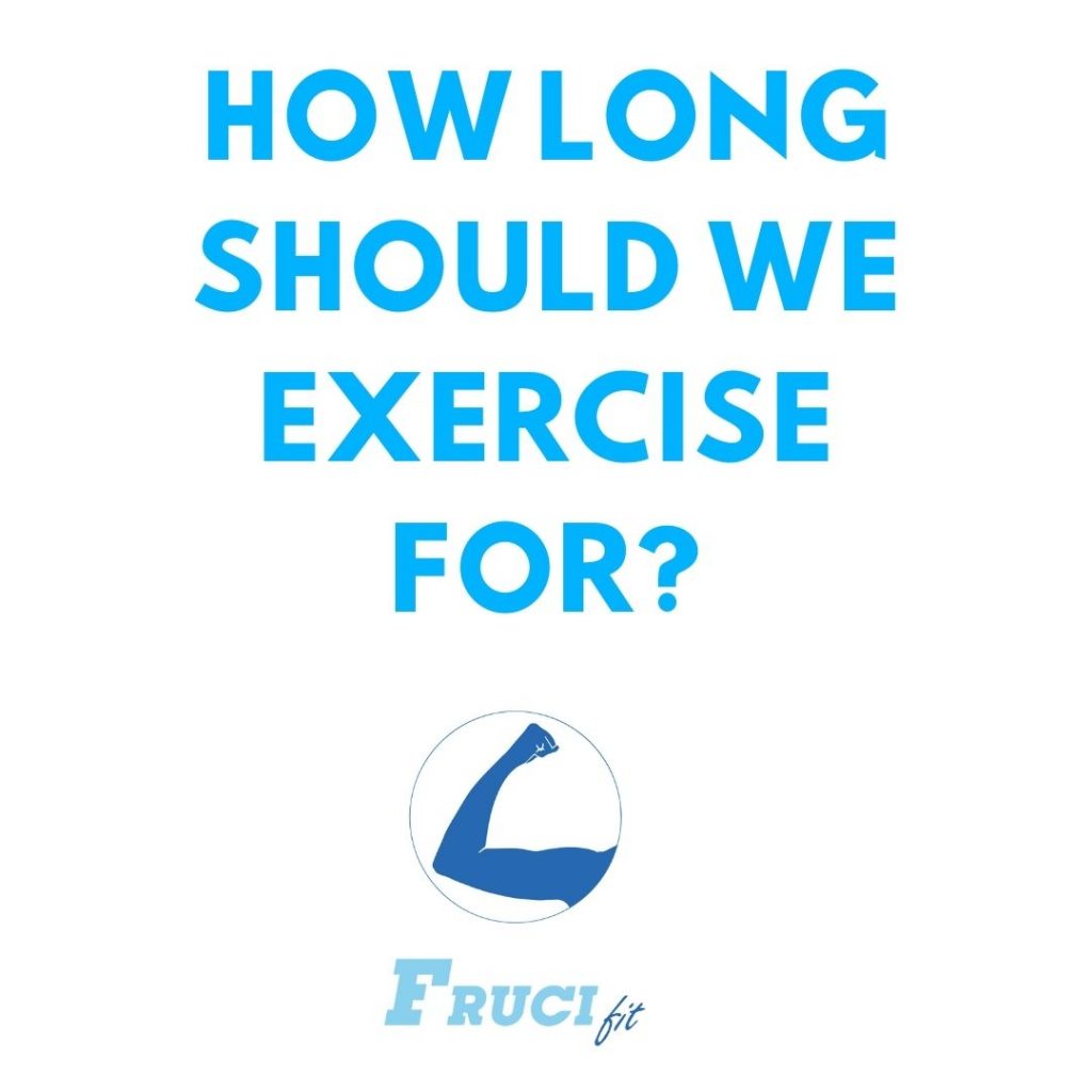How long should you exercise for? Fruci Fitness
